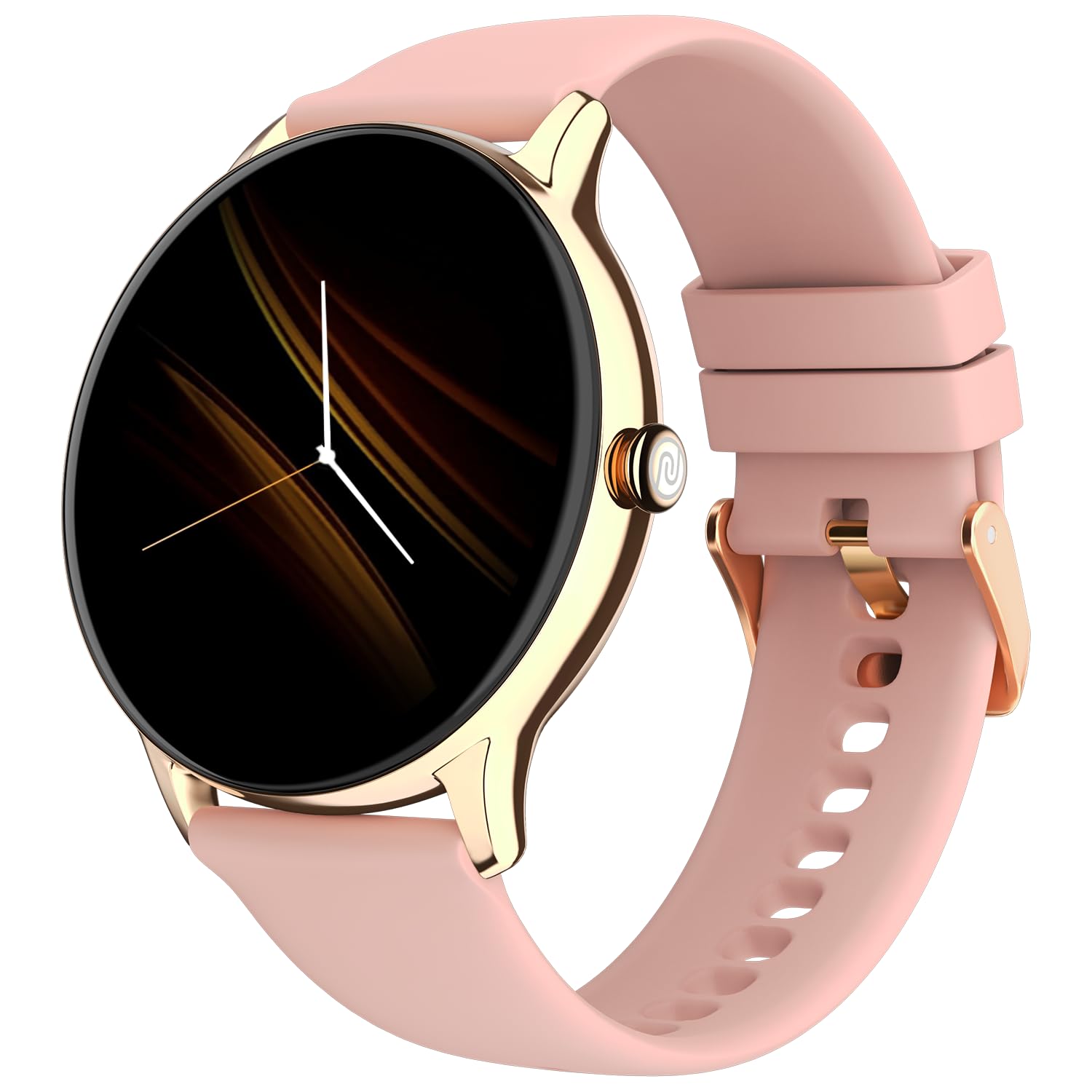 Noise Twist Go Round dial Smartwatch with BT Calling, 1.39&#34; Display, Metal Build, 100+ Watch Faces, IP68, Sleep Tracking, 100+ Sports Modes, 24/7 Heart Rate Monitoring (Rose Pink)