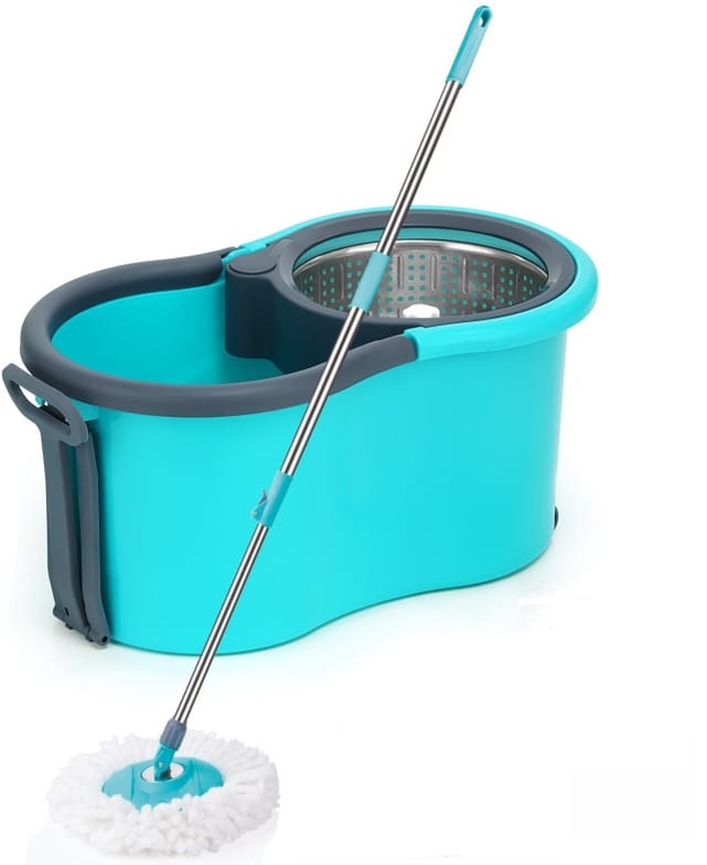 Flipkart SmartBuy 360 CLEANING MOP SET FLOOR CLEANING COMES WITH 1 MICROFIBER REFILL AND MOP STICK Mop Set  (Green)